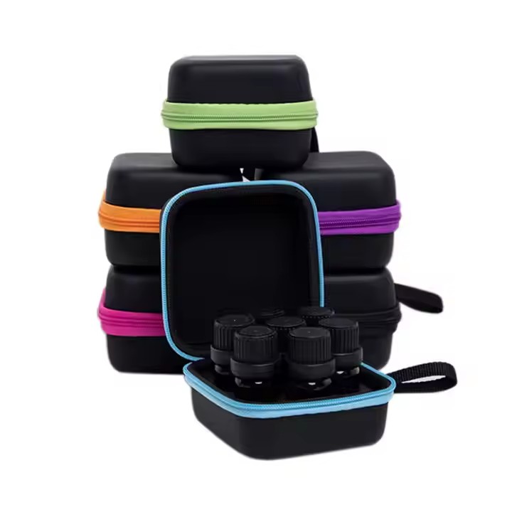7-grid 5ML essential oil storage bag, anti-fall portable EVA box portable tool bag