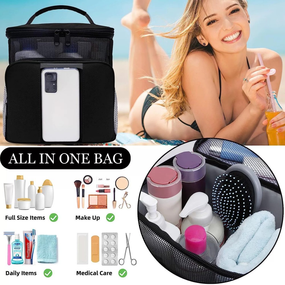 Hot selling spot hanging bathroom toiletry bag travel large capacity foldable portable toiletry storage bag